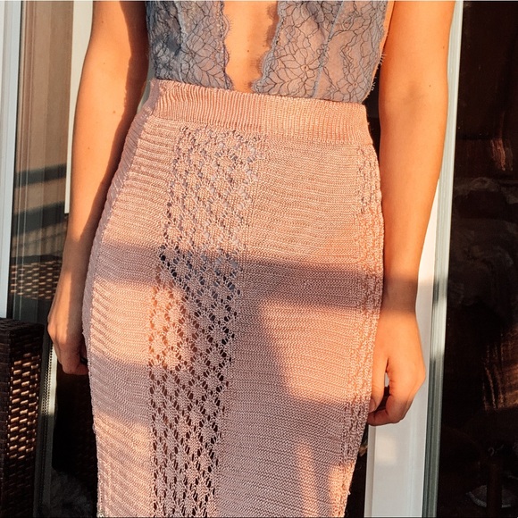 Free People Pastel Dannie Half Slip Midi Skirt xs - Picture 7 of 8